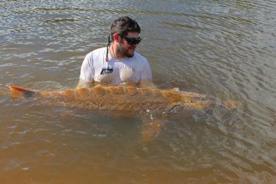 Andres with Sturgeon